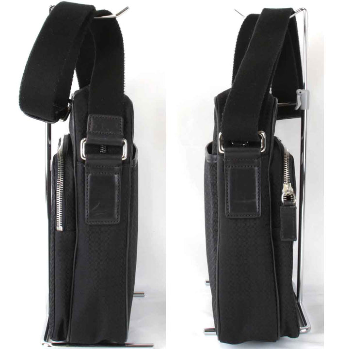 『USED』 
COACH コーチ 
 J35-5058 ショルダーバッグ 
キャンバス ブラック