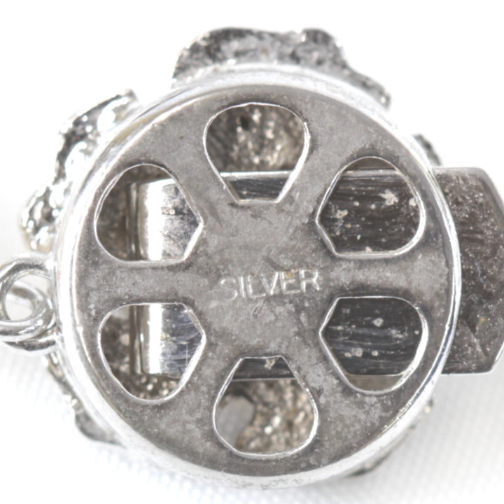 良品『USED』 シルバー/パール 
 7~7.5mm 鑑別書付 ネックレス
 本真珠