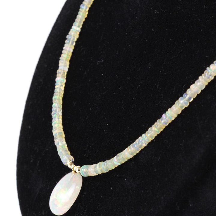 美品『USED』 K18/オパール 
 オパールネックレス ネックレス
 7.6g
