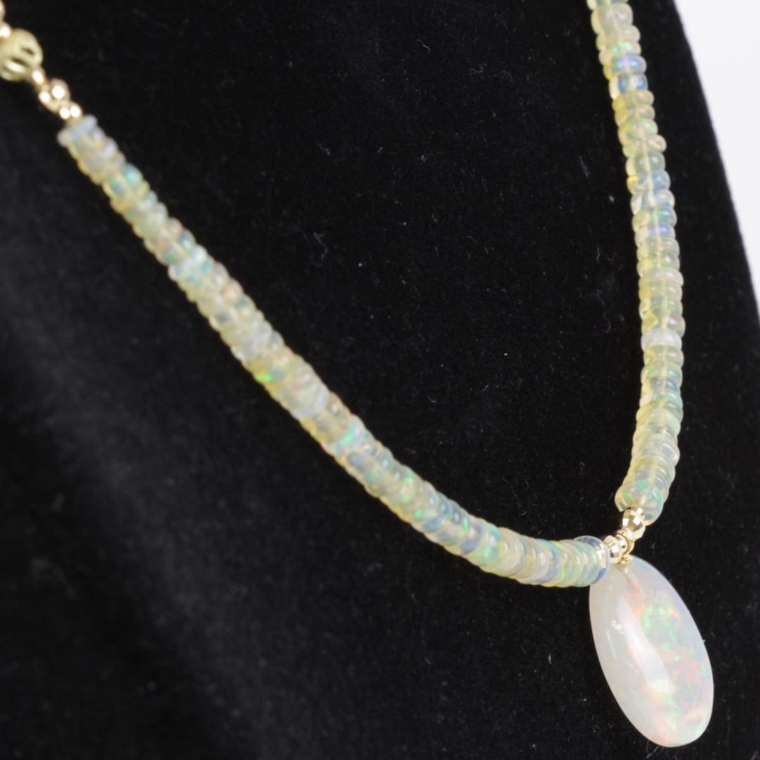 美品『USED』 K18/オパール 
 オパールネックレス ネックレス
 7.6g