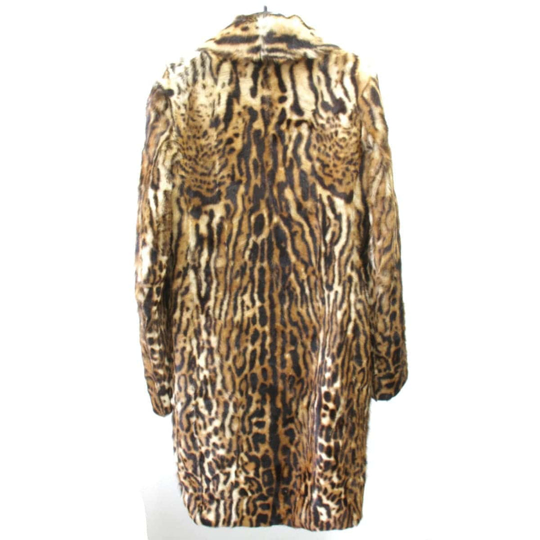 美品『USED』 
RALPH LAUREN ラルフローレン 
 コート 
フェイクファー ブラウン