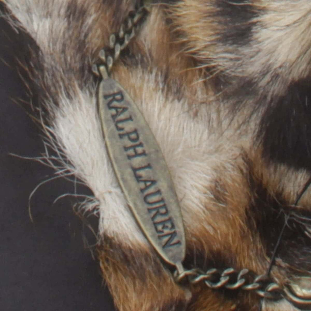 美品『USED』 
RALPH LAUREN ラルフローレン 
 コート 
フェイクファー ブラウン