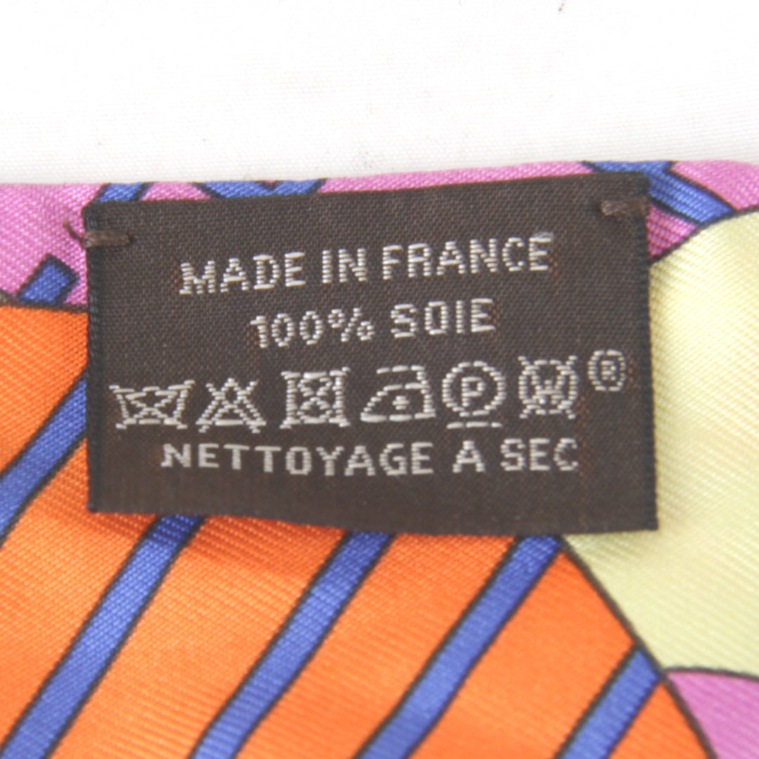 美品『USED』 
HERMES エルメス 
 ツイリー 森のささやき 箱付 スカーフ 
シルク マルチカラー ポップなマルチカラー