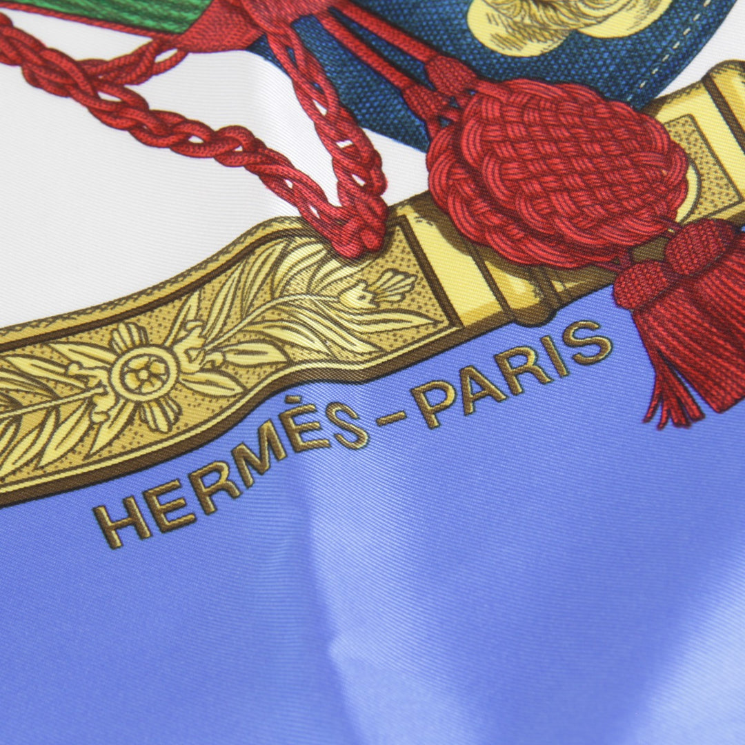 美品『USED』 
HERMES エルメス 
 カレ90 スカーフ 
シルク マルチカラー