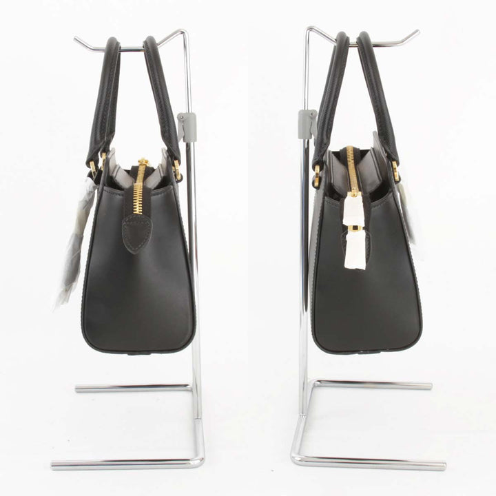 美品『未使用』 
PRADA プラダ 
 ハンドバッグ 
サフィアーノレザー ブラック