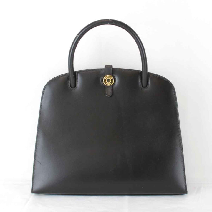 『USED』 
HERMES エルメス 
 ダルヴィ　□G刻印 ハンドバッグ 
レザー ブラック