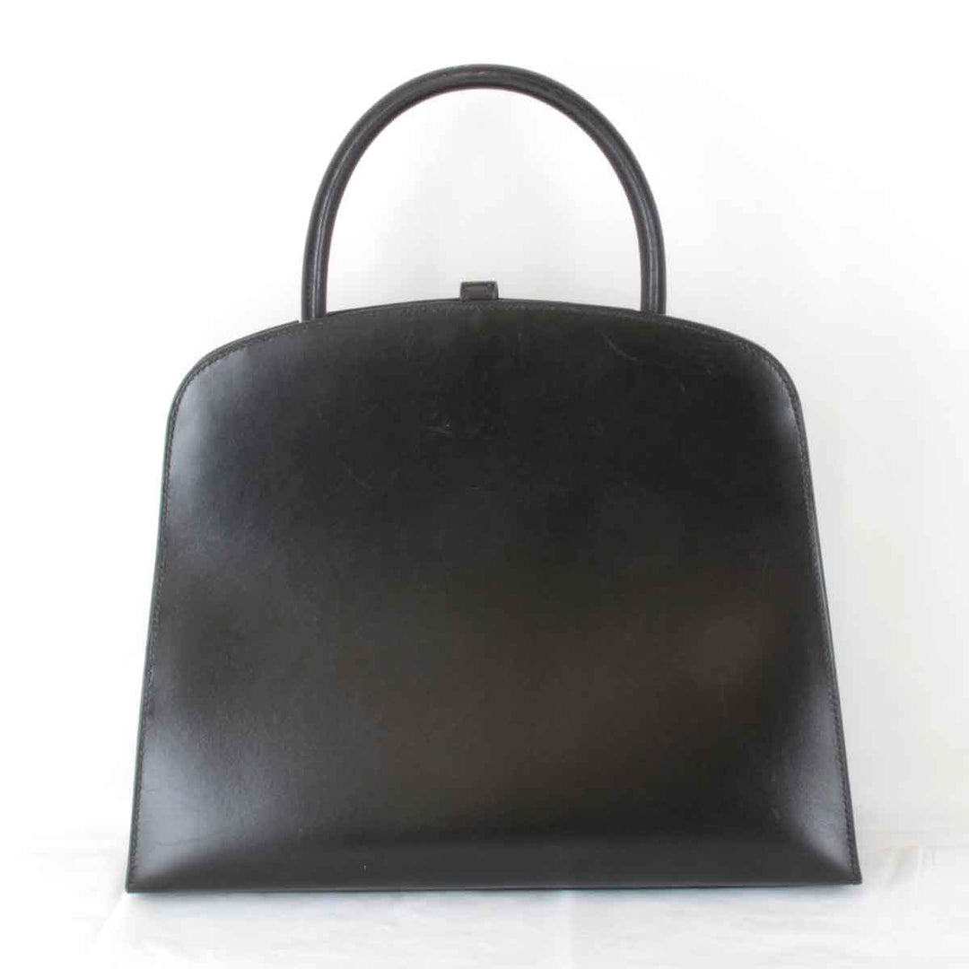 『USED』 
HERMES エルメス 
 ダルヴィ　□G刻印 ハンドバッグ 
レザー ブラック