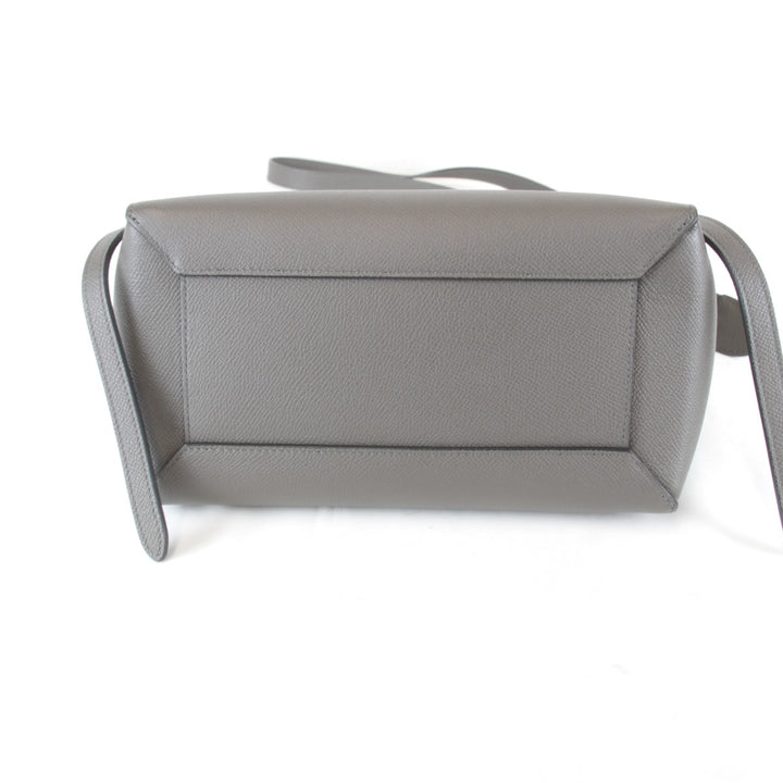 【価格改定】美品『USED』 
CELINE セリーヌ 
 ベルトバッグ マイクロ 2WAY 保存袋有 ショルダーバッグ 
レザー グレー