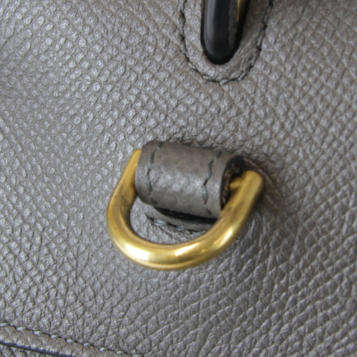 【価格改定】美品『USED』 
CELINE セリーヌ 
 ベルトバッグ マイクロ 2WAY 保存袋有 ショルダーバッグ 
レザー グレー