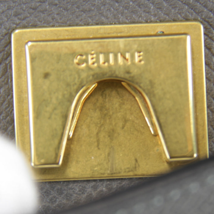 【価格改定】美品『USED』 
CELINE セリーヌ 
 ベルトバッグ マイクロ 2WAY 保存袋有 ショルダーバッグ 
レザー グレー