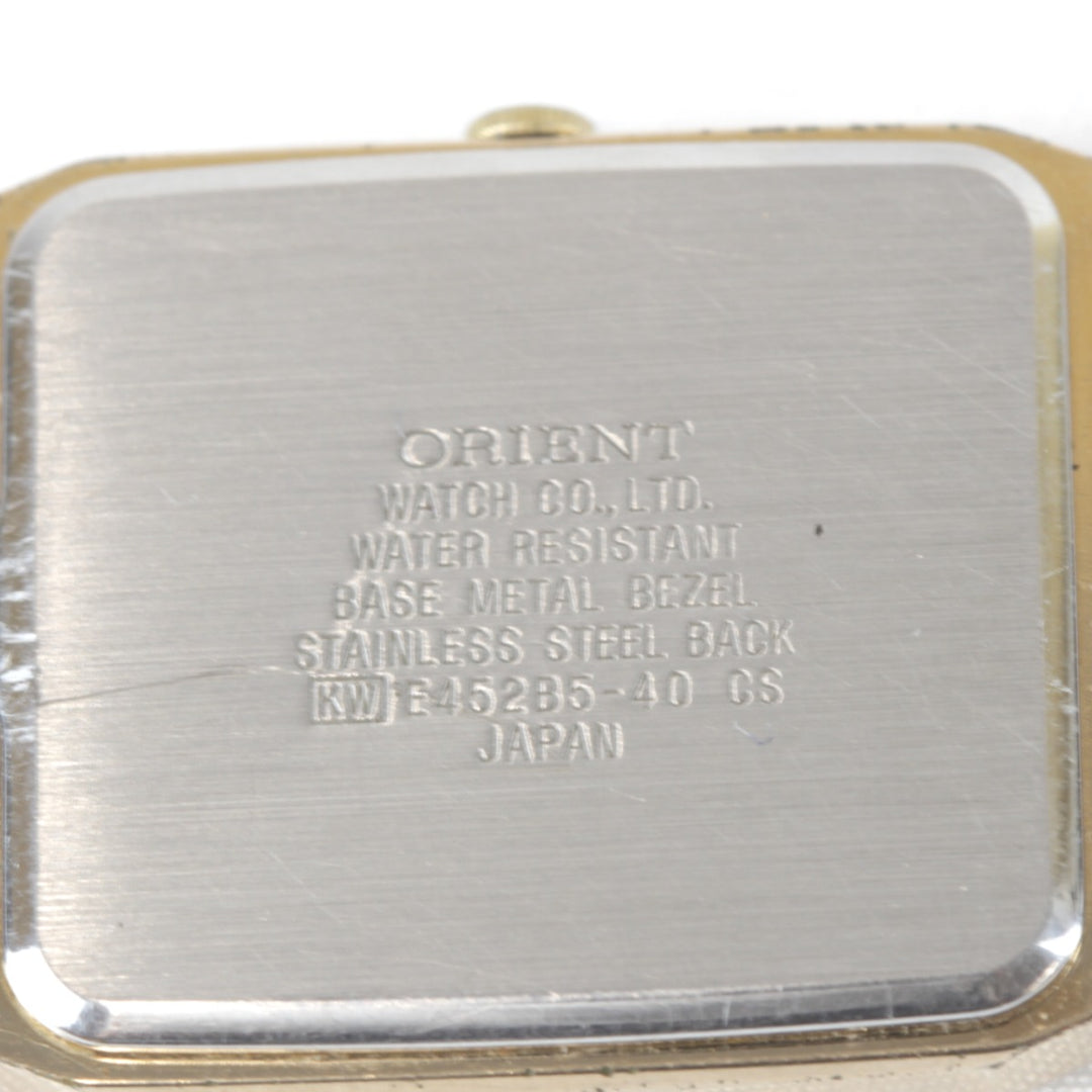 ジャンク『動作未確認』 
ORIENT Jupiter E452B5-40 
腕時計
 クォーツ レディース ベルト社外品