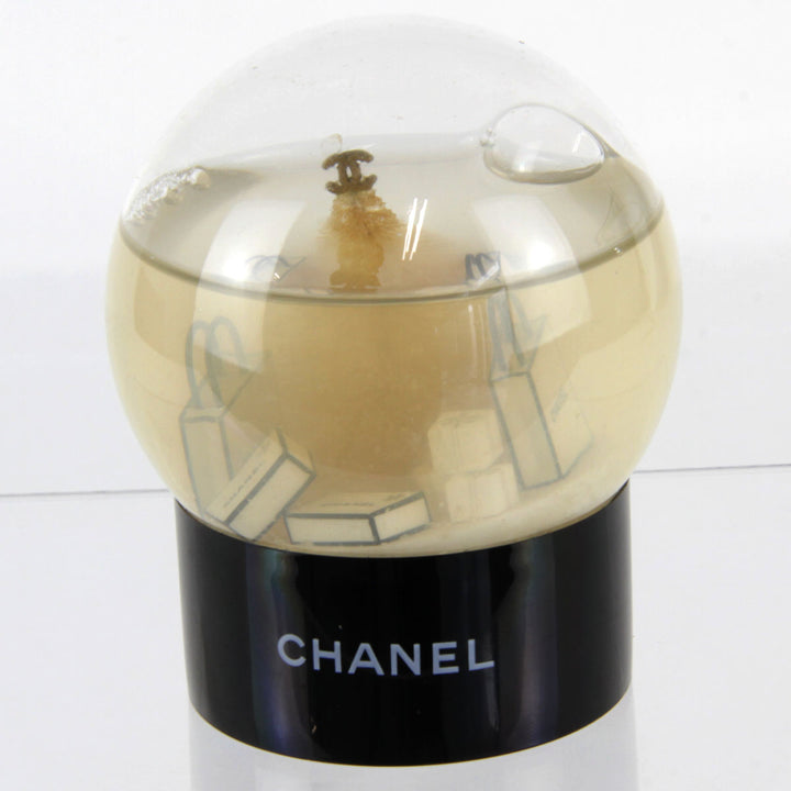 『USED』 
CHANEL シャネル 
 ノベルティ/2012 スノードーム オブジェ 
 ブラック×クリア