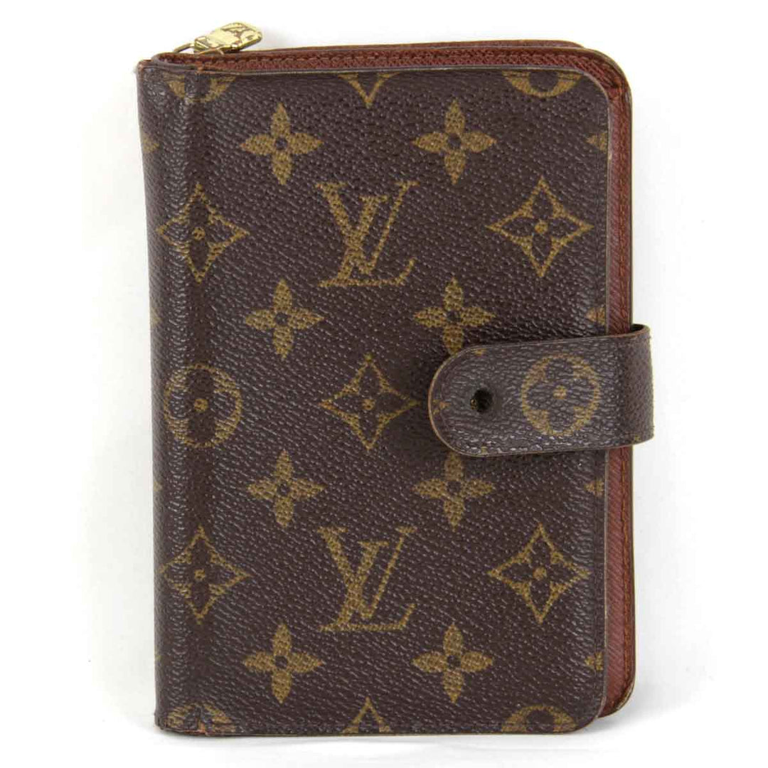 『USED』 
LOUIS VUITTON ルイ・ヴィトン 
 ポルトパピエ・ジップ M61207 二つ折り財布 
モノグラムキャンバス ブラウン