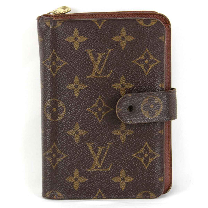 『USED』 
LOUIS VUITTON ルイ・ヴィトン 
 ポルトパピエ・ジップ M61207 二つ折り財布 
モノグラムキャンバス ブラウン
