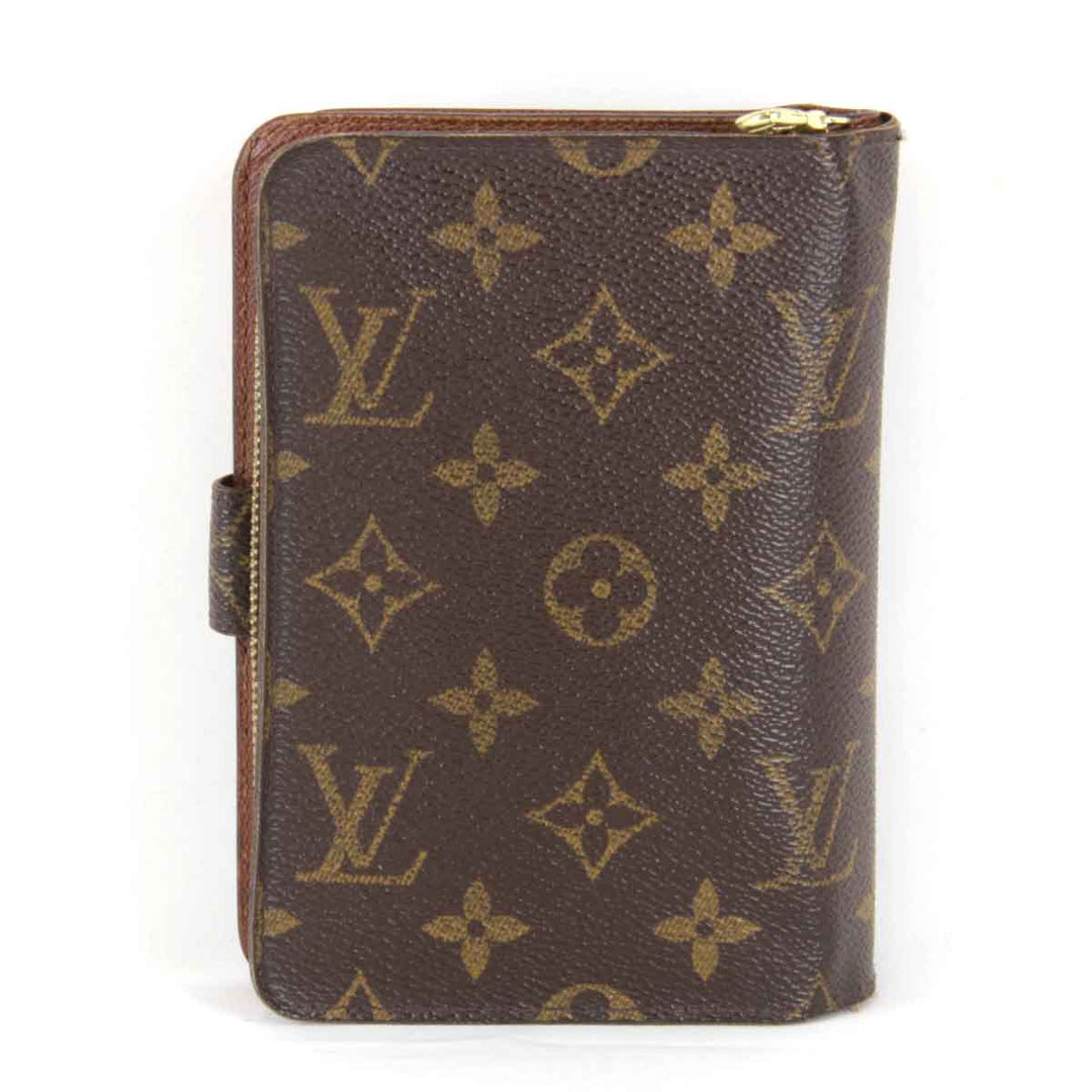 『USED』 
LOUIS VUITTON ルイ・ヴィトン 
 ポルトパピエ・ジップ M61207 二つ折り財布 
モノグラムキャンバス ブラウン