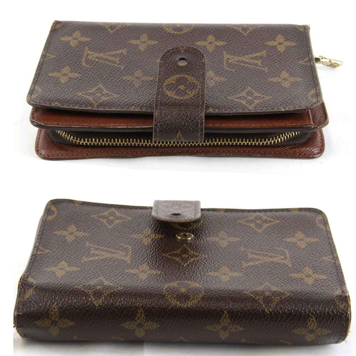 『USED』 
LOUIS VUITTON ルイ・ヴィトン 
 ポルトパピエ・ジップ M61207 二つ折り財布 
モノグラムキャンバス ブラウン