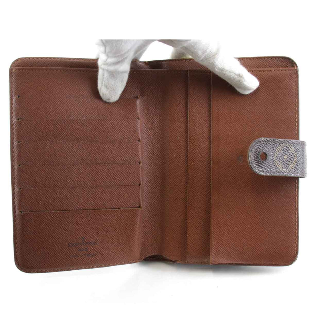 『USED』 
LOUIS VUITTON ルイ・ヴィトン 
 ポルトパピエ・ジップ M61207 二つ折り財布 
モノグラムキャンバス ブラウン