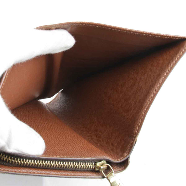 『USED』 
LOUIS VUITTON ルイ・ヴィトン 
 ポルトパピエ・ジップ M61207 二つ折り財布 
モノグラムキャンバス ブラウン