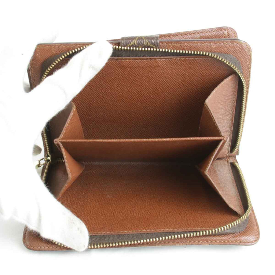 『USED』 
LOUIS VUITTON ルイ・ヴィトン 
 ポルトパピエ・ジップ M61207 二つ折り財布 
モノグラムキャンバス ブラウン