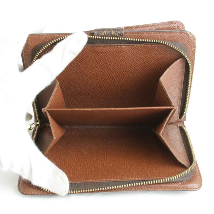 『USED』 
LOUIS VUITTON ルイ・ヴィトン 
 ポルトパピエ・ジップ M61207 二つ折り財布 
モノグラムキャンバス ブラウン