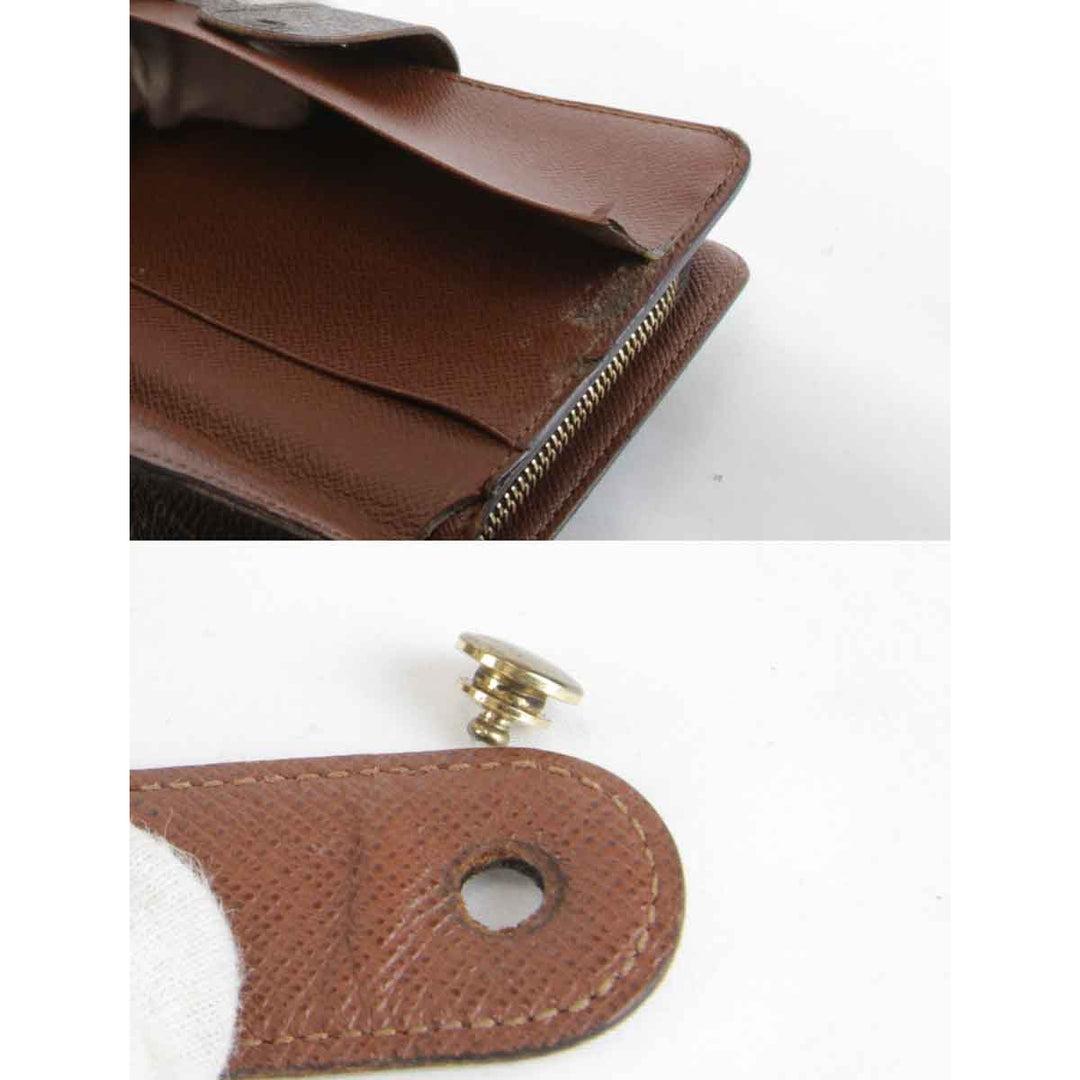 『USED』 
LOUIS VUITTON ルイ・ヴィトン 
 ポルトパピエ・ジップ M61207 二つ折り財布 
モノグラムキャンバス ブラウン