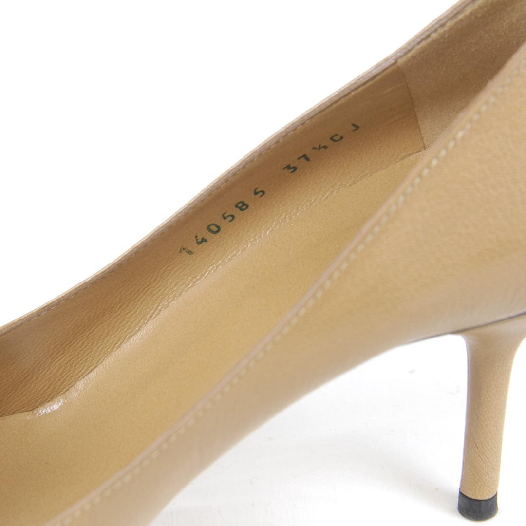 美品『USED』 
GUCCI グッチ 
 パンプス 
レザー ブラウン