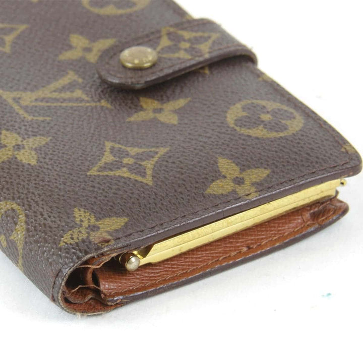 『USED』 
LOUIS VUITTON ルイ・ヴィトン 
 ポルトモネビエ・ヴィエノワ M61663 二つ折り財布 
モノグラムキャンバス モノグラム