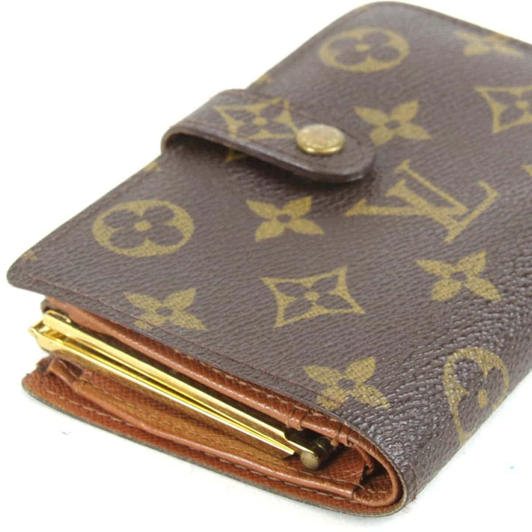 『USED』 
LOUIS VUITTON ルイ・ヴィトン 
 ポルトモネビエ・ヴィエノワ M61663 二つ折り財布 
モノグラムキャンバス モノグラム