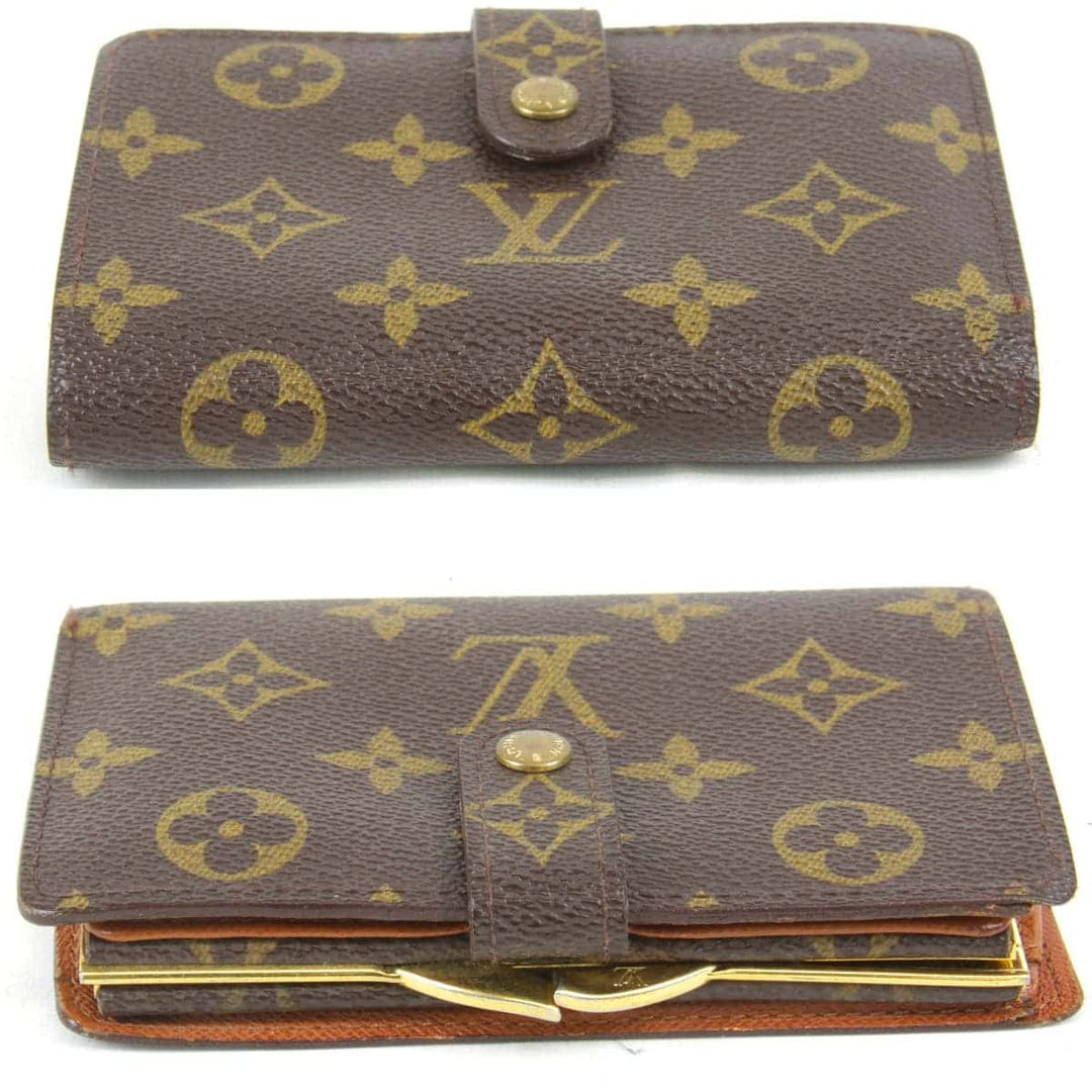 『USED』 
LOUIS VUITTON ルイ・ヴィトン 
 ポルトモネビエ・ヴィエノワ M61663 二つ折り財布 
モノグラムキャンバス モノグラム