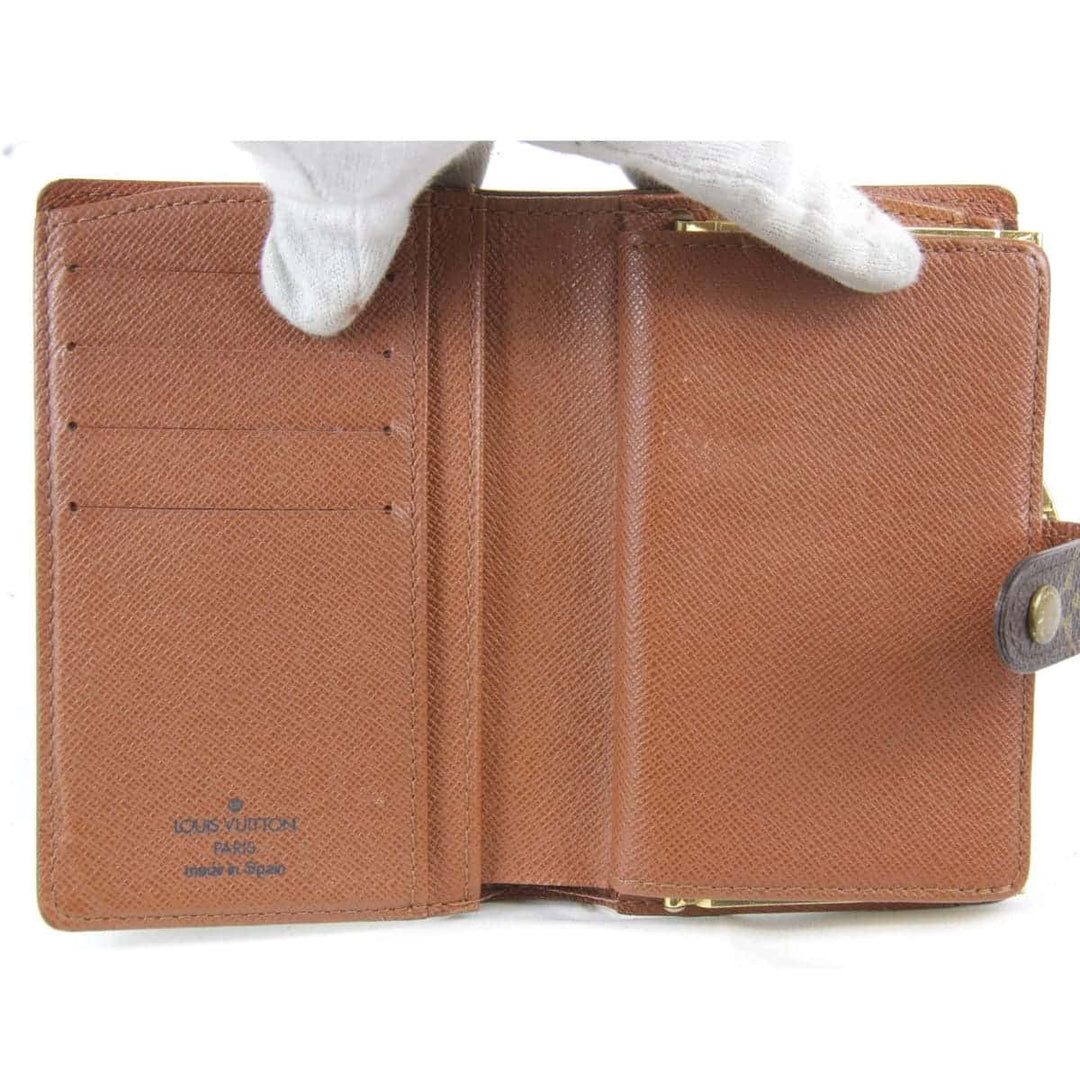 『USED』 
LOUIS VUITTON ルイ・ヴィトン 
 ポルトモネビエ・ヴィエノワ M61663 二つ折り財布 
モノグラムキャンバス モノグラム