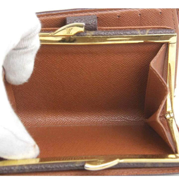 『USED』 
LOUIS VUITTON ルイ・ヴィトン 
 ポルトモネビエ・ヴィエノワ M61663 二つ折り財布 
モノグラムキャンバス モノグラム