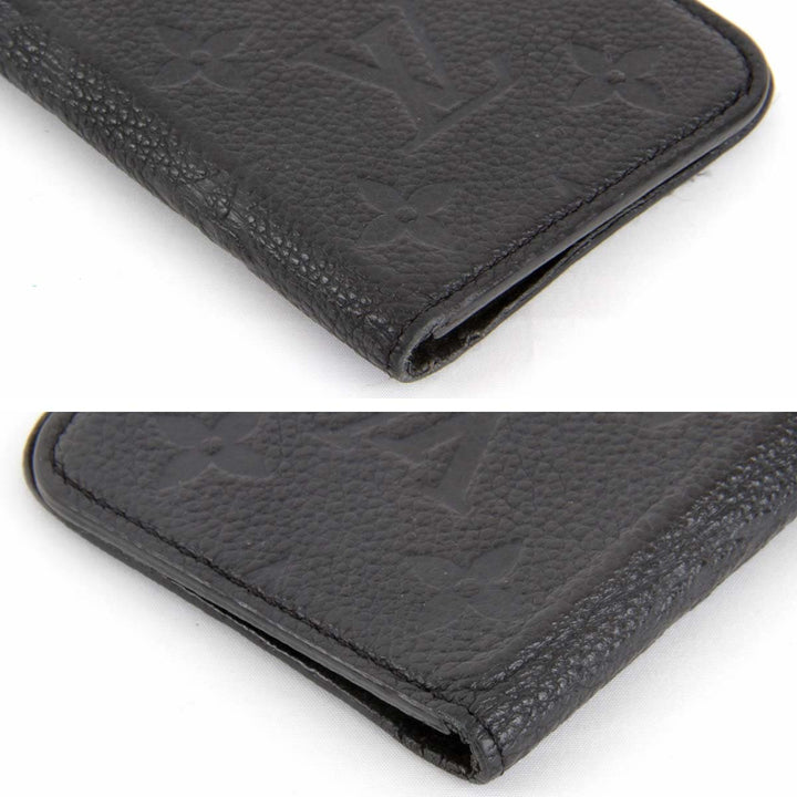 良品『USED』 
LOUIS VUITTON ルイ・ヴィトン 
 フォリオ M63586 携帯・スマホアクセサリー 
モノグラムアンプラント ブラック iPhone X/XS用
