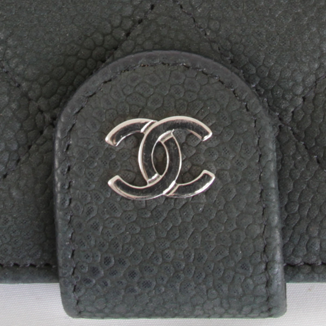 『USED』 
CHANEL シャネル 
 マトラッセ iPadケース 
キャビアスキン ブラック