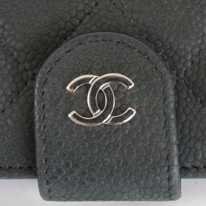 『USED』 
CHANEL シャネル 
 マトラッセ iPadケース 
キャビアスキン ブラック