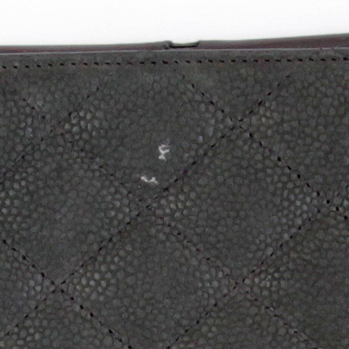 『USED』 
CHANEL シャネル 
 マトラッセ iPadケース 
キャビアスキン ブラック