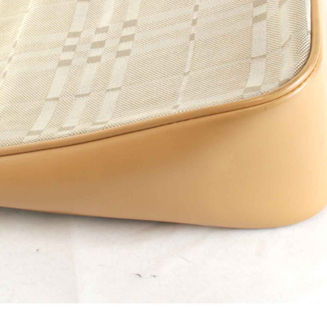 『USED』 
BURBERRY バーバリー 
 ショルダーバッグ 
キャンバス/レザー ブラウン