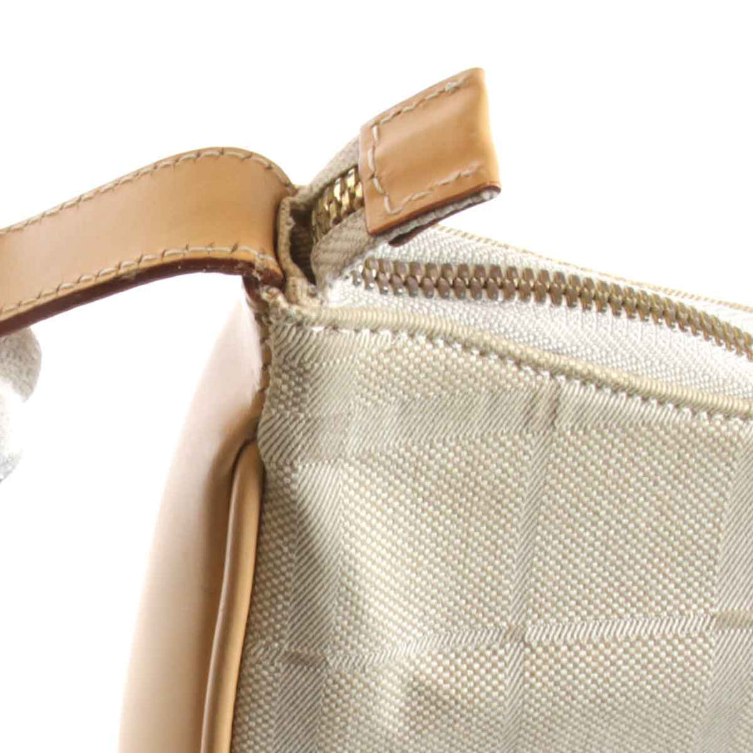『USED』 
BURBERRY バーバリー 
 ショルダーバッグ 
キャンバス/レザー ブラウン