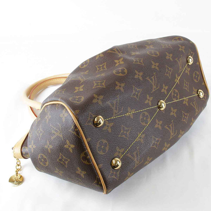 美品『USED』 
LOUIS VUITTON ルイ・ヴィトン 
 ティヴォリ M40143 ハンドバッグ 
モノグラムキャンバス ブラウン