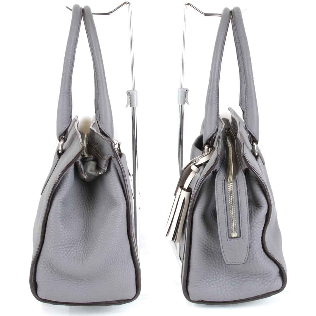 良品『USED』 
COACH コーチ 
 G1373-25340 ハンドバッグ 
レザー グレー