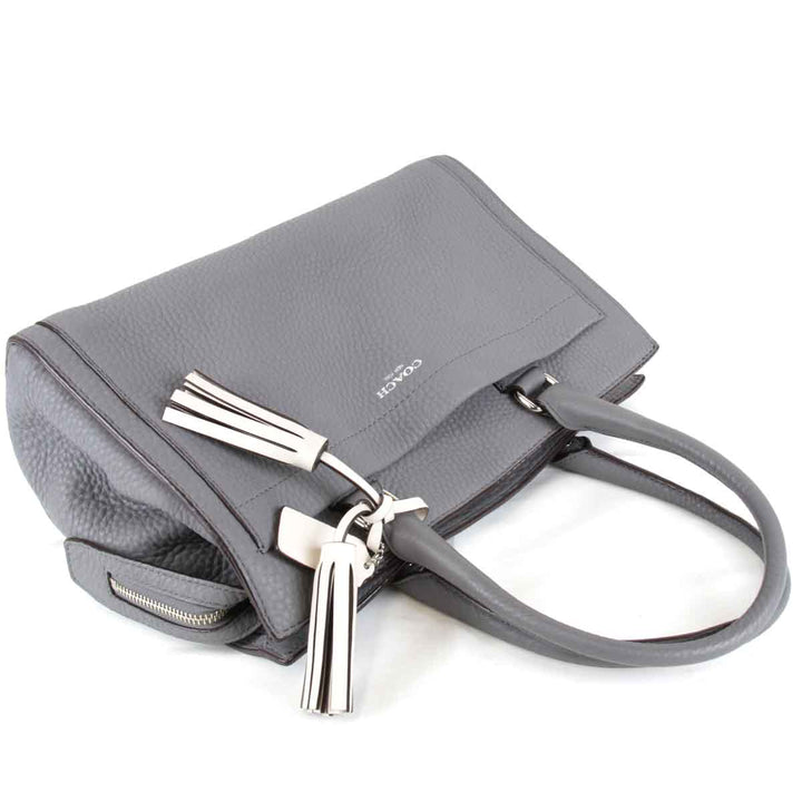 良品『USED』 
COACH コーチ 
 G1373-25340 ハンドバッグ 
レザー グレー