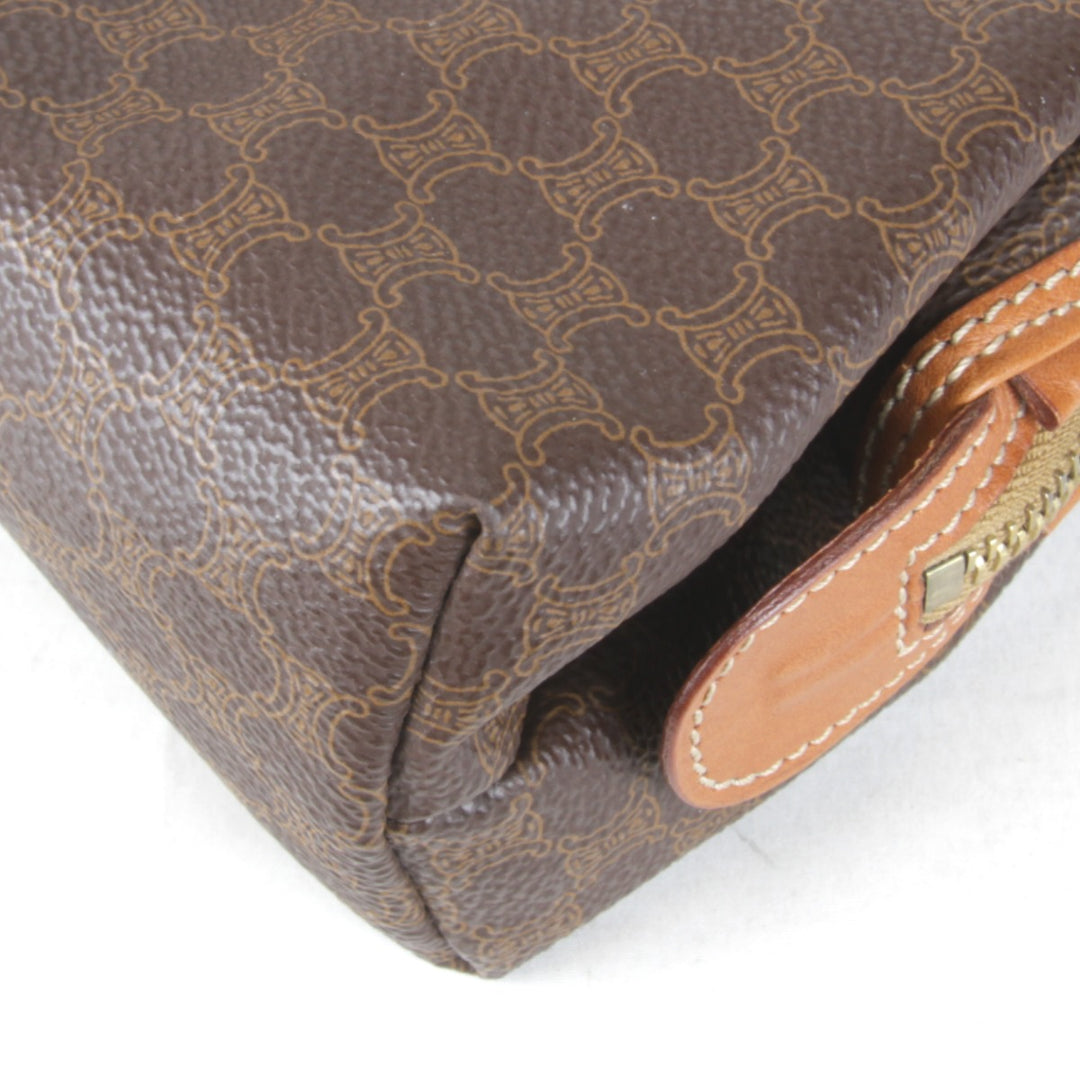 【価格改定】『USED』 
CELINE セリーヌ 
 ポーチ 
PVC ブラウン