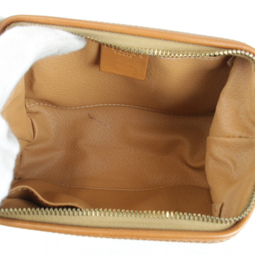 【価格改定】『USED』 
CELINE セリーヌ 
 ポーチ 
PVC ブラウン