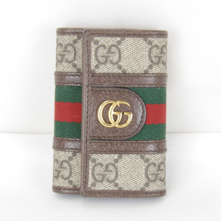 美品『USED』 
GUCCI グッチ 
 シェリーライン 6連キーケース 603732.1147 キーケース 
GGスプリームキャンバス ベージュ