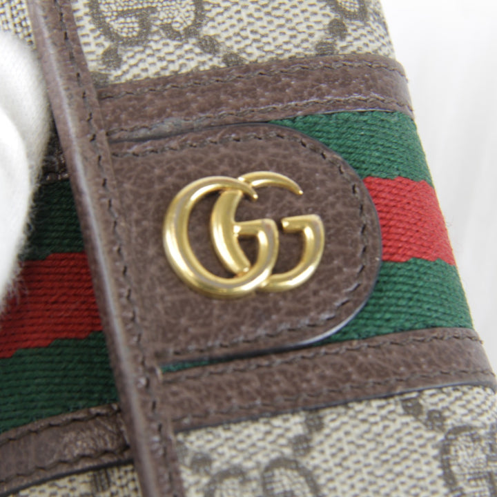 美品『USED』 
GUCCI グッチ 
 シェリーライン 6連キーケース 603732.1147 キーケース 
GGスプリームキャンバス ベージュ