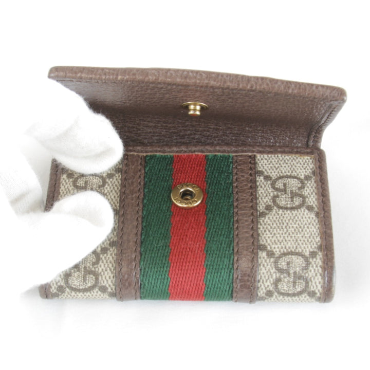 美品『USED』 
GUCCI グッチ 
 シェリーライン 6連キーケース 603732.1147 キーケース 
GGスプリームキャンバス ベージュ