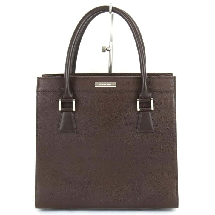 『USED』 
BURBERRY バーバリー 
 ハンドバッグ 
レザー ブラウン