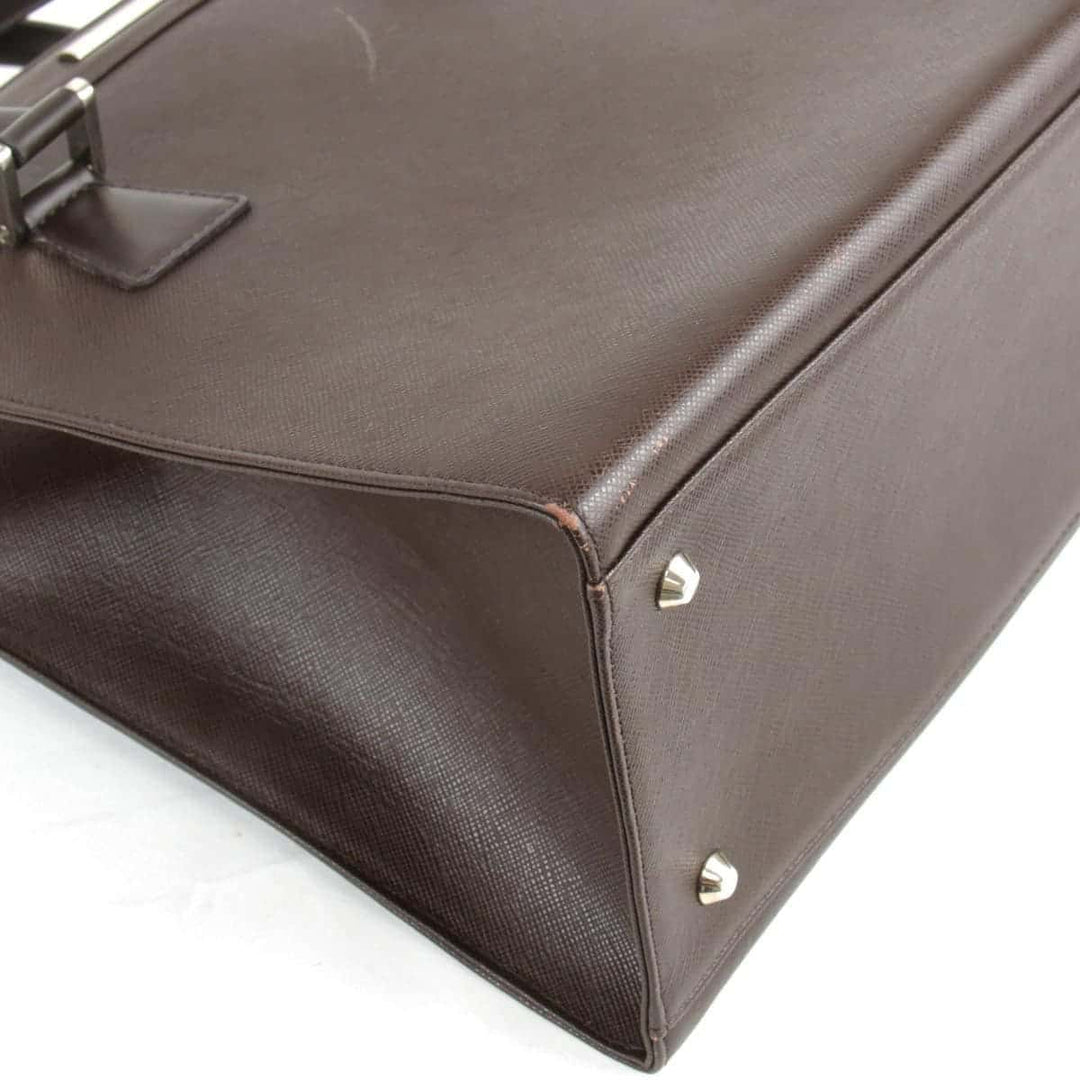 『USED』 
BURBERRY バーバリー 
 ハンドバッグ 
レザー ブラウン