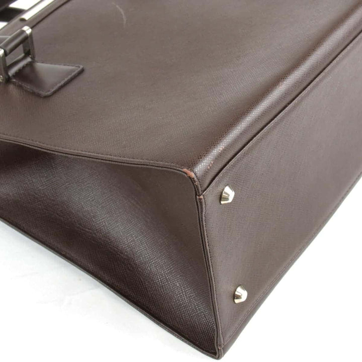 『USED』 
BURBERRY バーバリー 
 ハンドバッグ 
レザー ブラウン