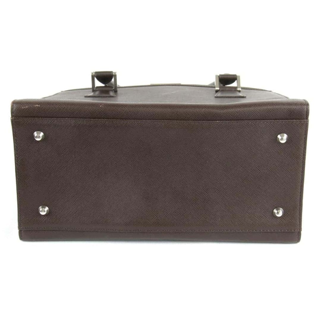 『USED』 
BURBERRY バーバリー 
 ハンドバッグ 
レザー ブラウン