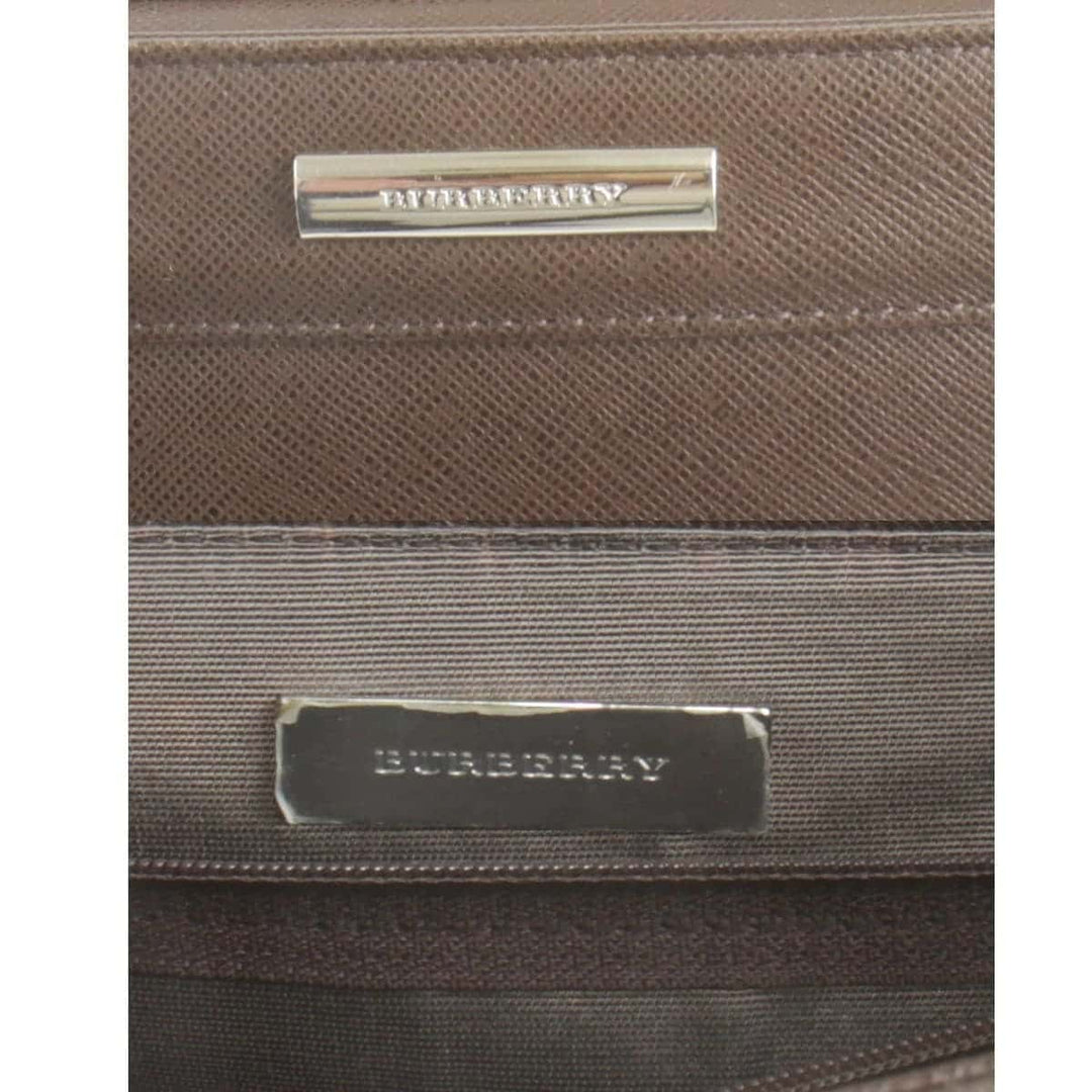 『USED』 
BURBERRY バーバリー 
 ハンドバッグ 
レザー ブラウン